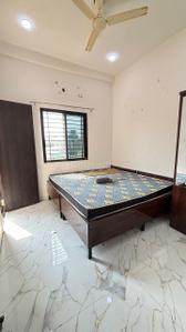 Bedroom Image of 1000 Sq.ft 1 BHK Builder Floor for rent in Nipania Indore for Rs. 14000