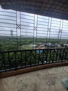 Balcony Image of 1500 Sq.ft 3 BHK Apartment / Flat for rent in Airoli Navi Mumbai for Rs. 65000