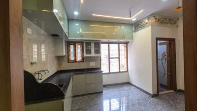 Kitchen Image of 2400 Sq.ft 3 BHK Duplex for sale in Vishveshwaraya Nagar Bengaluru for Rs. 18500000