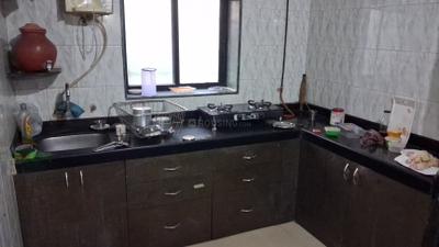 Kitchen Image of 800 Sq.ft 1.5 BHK Apartment / Flat for rent in Vashi Navi Mumbai for Rs. 50000