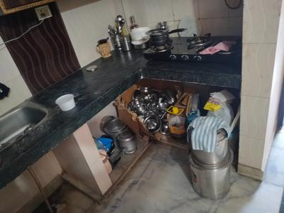 Kitchen Image of 500 Sq.ft 2 BHK Builder Floor for sale in Shastri Nagar New Delhi for Rs. 4500000