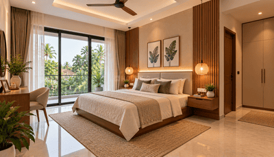 Bedroom Image of 2000 Sq.ft 3 BHK Villa for sale in Koorkenchery Thrissur for Rs. 11800000