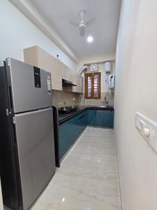 Kitchen Image of 600 Sq.ft 1 BHK Independent House for rent in Sector 52 Gurgaon for Rs. 33000