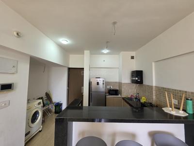 Kitchen Image of 639 Sq.ft 1 BHK Apartment / Flat for rent in Lodha Belmondo, Gahunje Pune for Rs. 40000