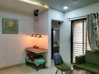 Living Room Image of 550 Sq.ft 1 BHK Apartment / Flat for rent in Paradigm Pushpanjali Residency Phase III, Thane West Thane for Rs. 16990