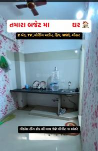 Kitchen Image of 558 Sq.ft 1 RK Apartment / Flat for rent in Sakar Raj Residency, Kathwada Ahmedabad for Rs. 11000