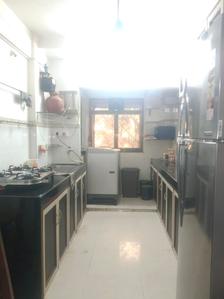 Kitchen Image of 655 Sq.ft 1 BHK Apartment / Flat for rent in RNA Regency Park, Kandivali West Mumbai for Rs. 36000