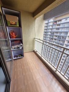 Balcony Image of 1455 Sq.ft 3 BHK Apartment / Flat for rent in Bramhacorp The Collection W2 And W7, Wadgaon Sheri Pune for Rs. 75000