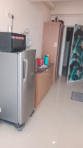 Kitchen Image of 409 Sq.ft 1 RK Apartment / Flat for rent in Habitech Panchtatva Phase 1, Noida Extension Greater Noida for Rs. 14000