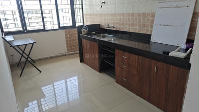 Kitchen Image of 585 Sq.ft 1 BHK Apartment / Flat for rent in Nanded Mangal Bhairav, Nanded Pune for Rs. 18000