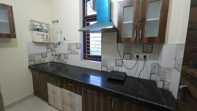 Kitchen Image of 450 Sq.ft 1 RK Apartment / Flat for rent in Pratap Nagar Jaipur for Rs. 15500