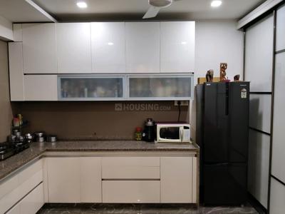 Kitchen Image of 2115 Sq.ft 3 BHK Apartment / Flat for rent in Gala Aria, South Bopal Ahmedabad for Rs. 44000