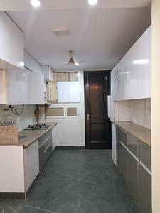 Kitchen Image of 1800 Sq.ft 3 BHK Builder Floor for rent in Paschim Vihar New Delhi for Rs. 55000