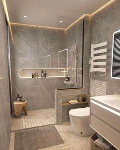 Bathroom Image of 1889 Sq.ft 4 BHK Apartment / Flat for sale in Rudra The Sun, Nikol Ahmedabad for Rs. 20000000