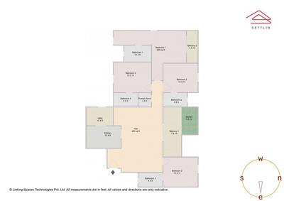 Image of 2481 Sq.ft 4 BHK Apartment / Flat for sale in Sobha Neopolis Phase 2 W 12 And 13 by Sobha Limited, Panathur, Bengaluru for Rs. 52000000