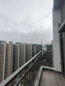 Balcony Image of 1350 Sq.ft 3 BHK Apartment / Flat for rent in Pride Wellington, Charholi Budruk Pune for Rs. 32000