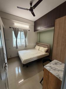 Bedroom Image of 500 Sq.ft 1 BHK Builder Floor for rent in Mahadevapura Bengaluru for Rs. 25000