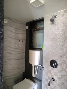 Common Bathroom Image of 480 Sq.ft 1 BHK Apartment / Flat for rent in Paradigm Pushpanjali Residency Phase III, Thane West Thane for Rs. 17400