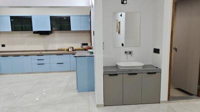 Kitchen Image of 3600 Sq.ft 3.5 BHK Apartment / Flat for rent in Shlokam Sharnam, Sargasan Gandhinagar for Rs. 45000
