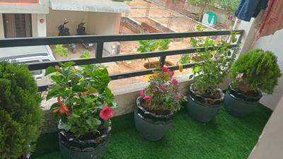 Balcony Image of 1962 Sq.ft 4 BHK Duplex for sale in  Karishma Avenue, Chandkheda Ahmedabad for Rs. 14000000