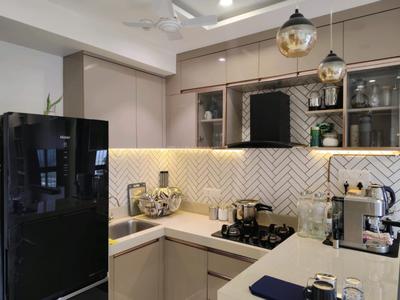 Kitchen Image of 700 Sq.ft 2 BHK Apartment / Flat for sale in Lodha Crown, Thane West Thane for Rs. 10400000