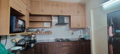 Kitchen Image of 1710 Sq.ft 3 BHK Apartment / Flat for sale in Veegaland Petunia And Begonia, Kaloor Kochi for Rs. 18500000