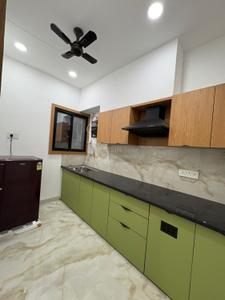 Kitchen Image of 600 Sq.ft 1 BHK Builder Floor for rent in Mahalakshmi Nagar Indore for Rs. 21999