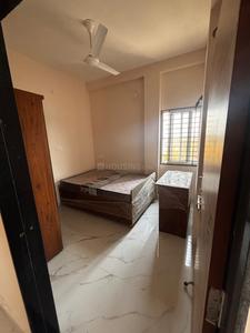 Bedroom Image of 600 Sq.ft 1 BHK Apartment / Flat for rent in Sarthak Singapore Lifestyle, Palakhedi Indore for Rs. 8000