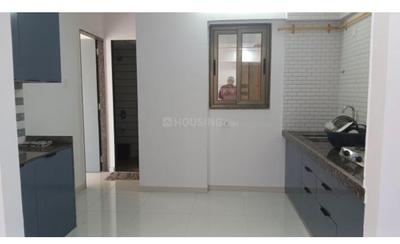 Kitchen Image of 700 Sq.ft 1 BHK Apartment / Flat for rent in Ramaa Residency, Dahin Nagar Surat for Rs. 11000