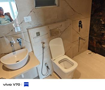 Bathroom Image of 913 Sq.ft 2 BHK Apartment / Flat for rent in Legacy Celestia, Wakad Pune for Rs. 36000