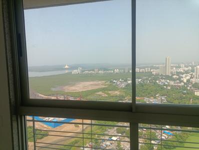 Balcony Image of 1110 Sq.ft 3 BHK Apartment / Flat for sale in Gurukrupa Marina Enclave, Malad West Mumbai for Rs. 29000000