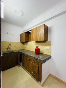 Kitchen Image of 580 Sq.ft 1 BHK Apartment / Flat for rent in Said-Ul-Ajaib New Delhi for Rs. 19000