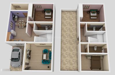 Image of 1501 Sq.ft 3 BHK Villa for sale in KCC Nagar, Hosur for Rs. 11549999