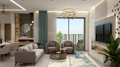 Hall Image of 1537 Sq.ft 3 BHK Apartment / Flat for sale in Kakkanad Kochi for Rs. 11500000