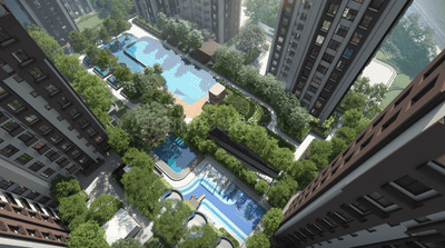 Image of 2187 Sq.ft 4 BHK Apartment / Flat for sale in Town Square, New Town, Kolkata for Rs. 40300000