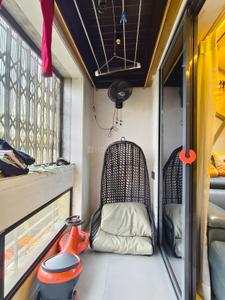 Balcony Image of 1050 Sq.ft 2 BHK Apartment / Flat for sale in Thane West Thane for Rs. 26000000