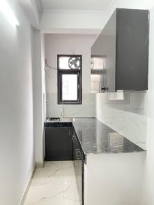Kitchen Image of 708 Sq.ft 1 BHK Builder Floor for rent in Saket New Delhi for Rs. 19000