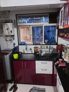Kitchen Image of 700 Sq.ft 1 BHK Apartment / Flat for sale in Airoli Navi Mumbai for Rs. 9500000
