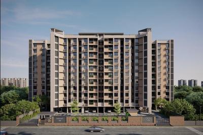 Image of 1600 Sq.ft 3 BHK Apartment / Flat for sale in Civic Samanvay Residency, South Bopal, Ahmedabad for Rs. 11500000