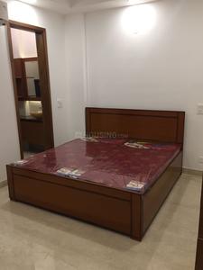 Bedroom Image of 419 Sq.ft 1 RK Builder Floor for rent in  Dayanand Colony RWA, Lajpat Nagar New Delhi for Rs. 18000