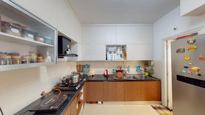 Kitchen Image of 1100 Sq.ft 2 BHK Apartment / Flat for sale in Casagrand Boulevard, Chikkagubbi Village Bengaluru for Rs. 10000000