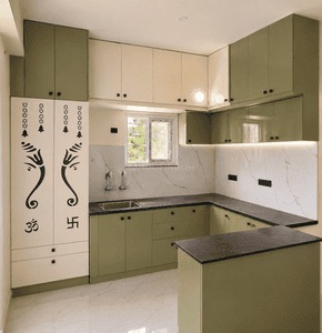 Kitchen Image of 1645 Sq.ft 3 BHK Apartment / Flat for sale in Miyapur Hyderabad for Rs. 9705475