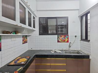 Kitchen Image of 630 Sq.ft 1.5 BHK Apartment / Flat for rent in Majestique Palm Atlantis, Wagholi Pune for Rs. 17500