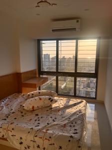 Bedroom Image of 900 Sq.ft 1 BHK Apartment / Flat for sale in Queenstown Springs, Ghansoli Navi Mumbai for Rs. 11000000