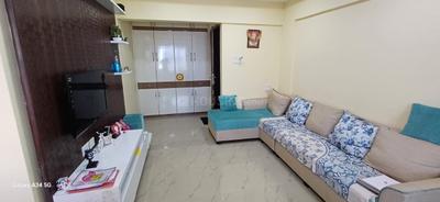 Living Room Image of 1204 Sq.ft 2 BHK Apartment / Flat for sale in Vaishnavi Sahil Vighnesh Residency, Wakad Pune for Rs. 10000000