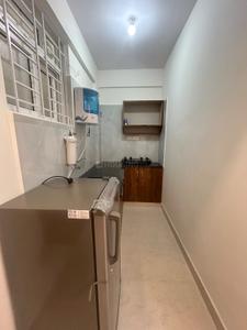 Kitchen Image of 600 Sq.ft 1 BHK Apartment / Flat for rent in BTM Layout Bengaluru for Rs. 24999