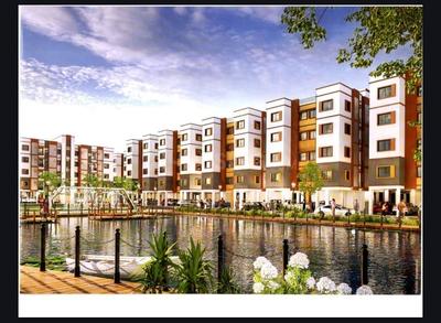 Image of 366 Sq.ft 1 BHK Apartment / Flat for sale in Arbanique City, New Town, Kolkata for Rs. 1050000