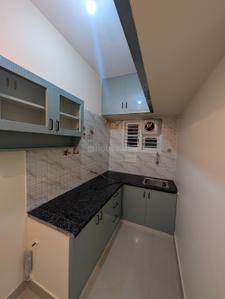 Kitchen Image of 400 Sq.ft 1 BHK Apartment / Flat for rent in Ramamurthy Nagar Bengaluru for Rs. 14000