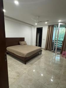 Bedroom Image of 2200 Sq.ft 3 BHK Builder Floor for rent in New Friends Colony New Delhi for Rs. 175000