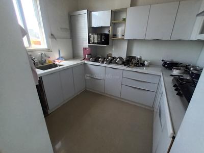 Kitchen Image of 1600 Sq.ft 3 BHK Apartment / Flat for sale in Nirman Nagar Jaipur for Rs. 8500000